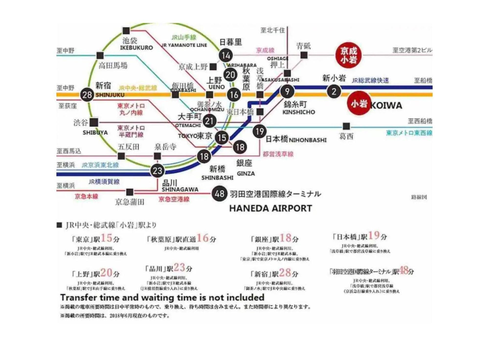Jr 66sqm 1f Family 2ldk Jr Koiwa-keisei Koiwa-asakusa-oshiage-shinjuku-ueno Appartamento Tokyo